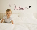 Baby Nursery Name Wall Decal Nursery Room Name Wall Sticker